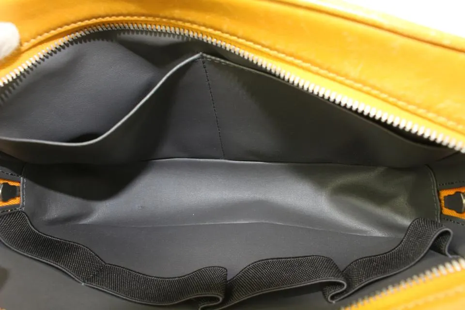 Louis Vuitton Yellow Damier Infini Toiletry Pouch GM Trousse Toilette 819lv74