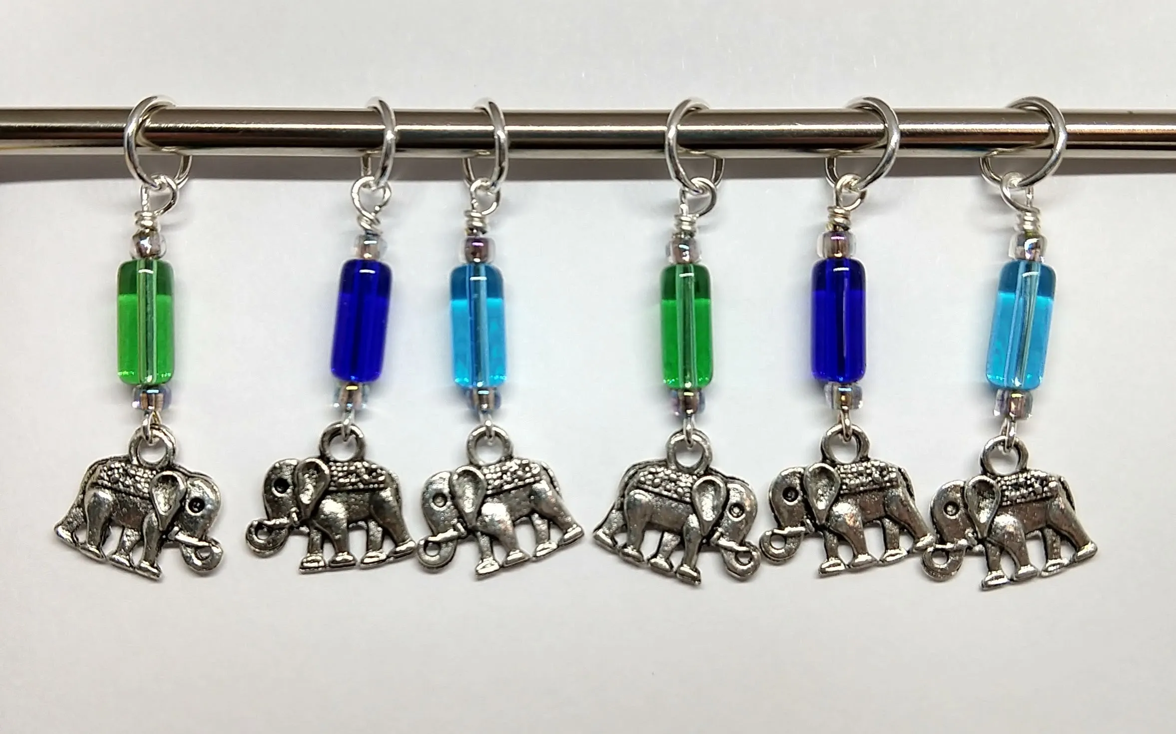 Lucky Elephant Stitch Markers