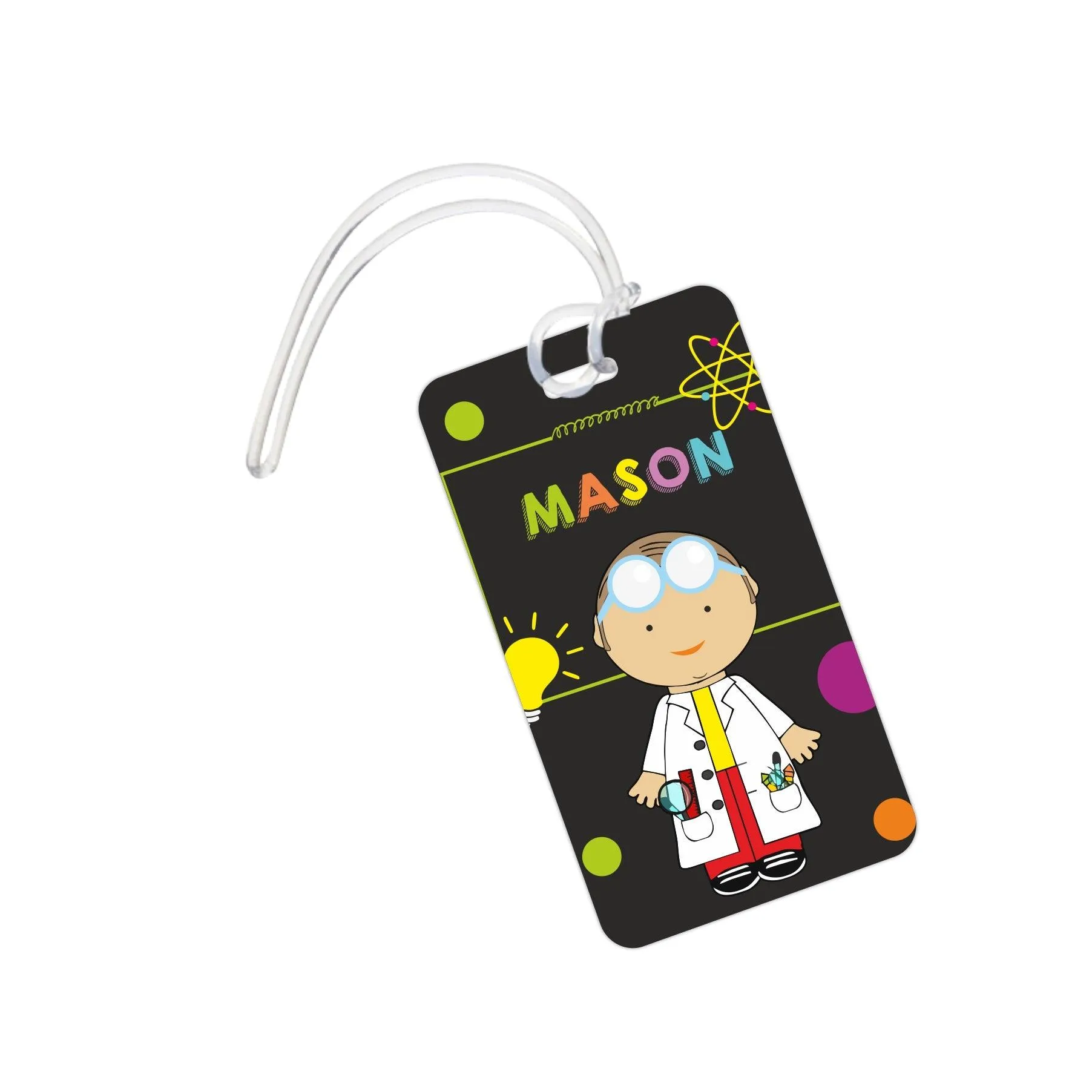 Mad Scientist Luggage Tag