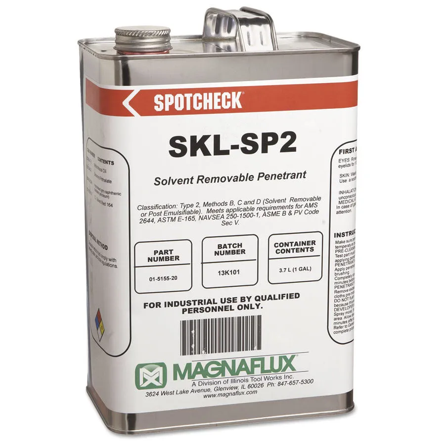 Magnaflux Spotcheck SKL-SP2 Solvent Removable Penetrant