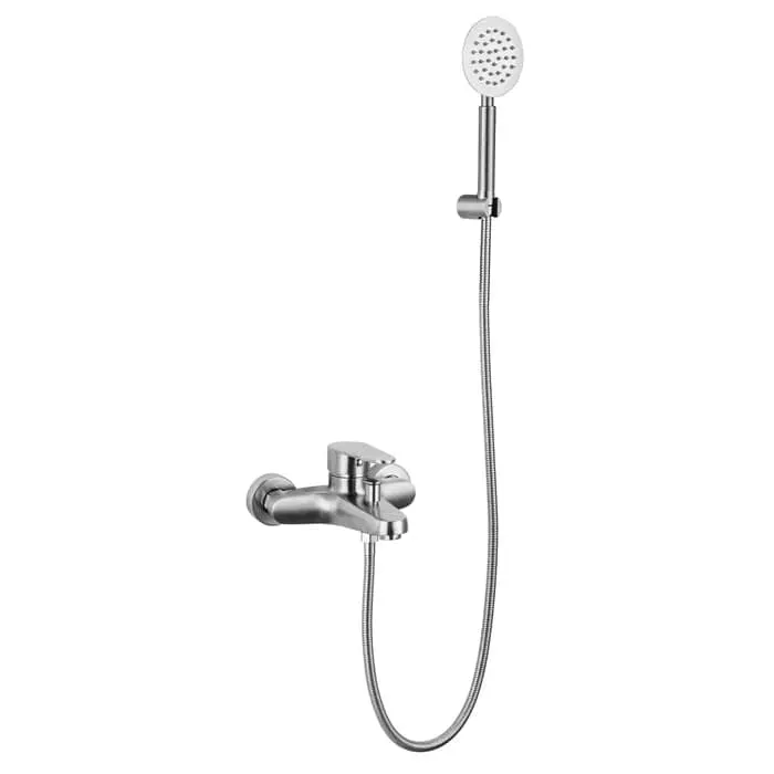 MaxTen Stainless Steel Satin Nickel Two-Function Shower Handle & Mixer Set - ST70-9503
