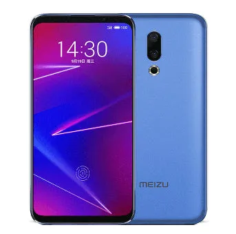 Meizu 16 Smartphone - 6GB RAM, 64GB ROM, Octa Core, 6 Inch, 3100mAh, Fingerprint ID - Blue, EU PLUG