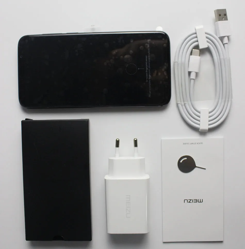 Meizu 16 Smartphone - 6GB RAM, 64GB ROM, Octa Core, 6 Inch, 3100mAh, Fingerprint ID - Blue, EU PLUG