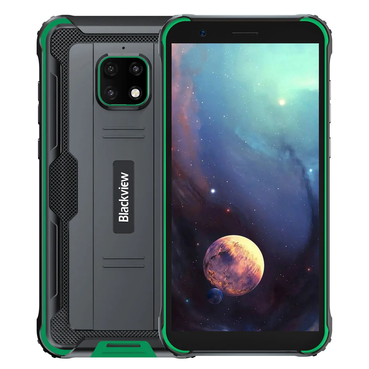 Mobile Phone BV4900 3GB 32GB 5.7 Inch Android 10 Smart phone green_3GB 32GB