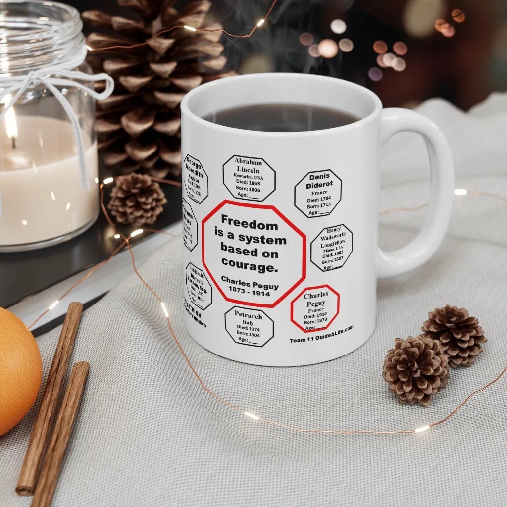 MW-11.5- Suspicion is the cancer of friendship.  -  Petrarch  1304 - 1374 - Drink Wisely in MugWisdom - Ceramic  11oz cup