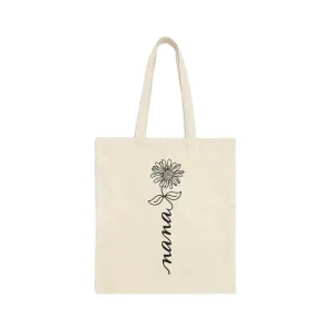 Nana - Cotton Canvas Tote Bag