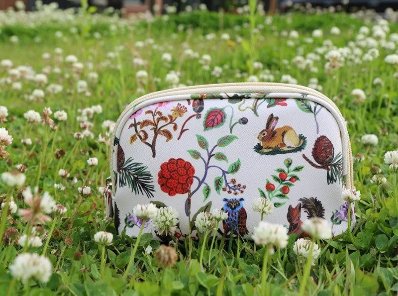 Nathalie Lete Cosmetic Pouch - Tour Eiffel Garden