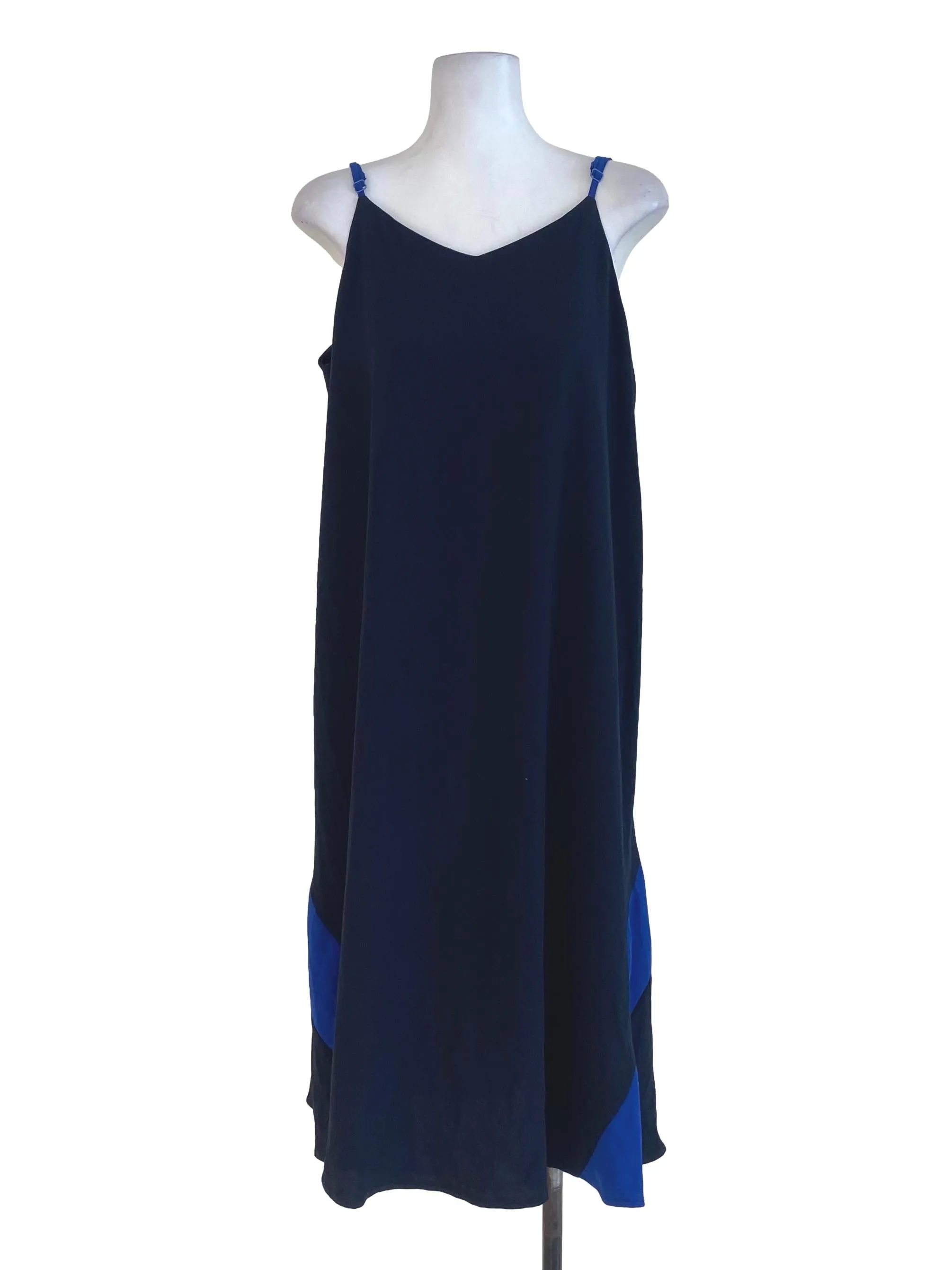 Navy Plain Tent Dress