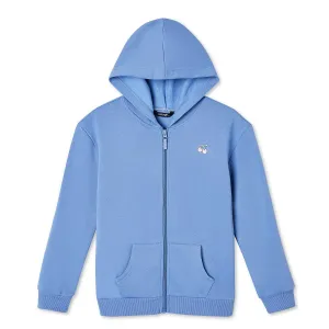New George Girls' Fleece Hoodie in Purple, Sz XS 4-5