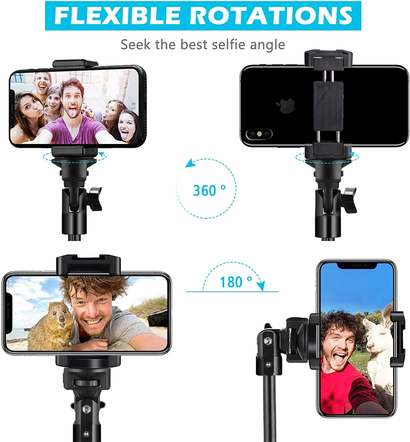 New in box! Selfie Stick Tripod, UBeesize 51" Extendable Tripod Stand with Bluetooth Remote for Cell Phones and Cameras, Heavy Duty Aluminum, Lightweight