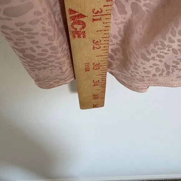 New Saylor Brookey Blush Dress Ruffle Sleeve Party Cocktail Mini Size L