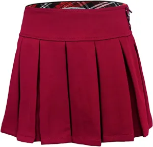 New with tags! Bienzoe Girl's Stretchy Pleated Adjustable Waist School Uniforms Skirt, Sz 16! Would fit petite women, Sz 25 waist as well