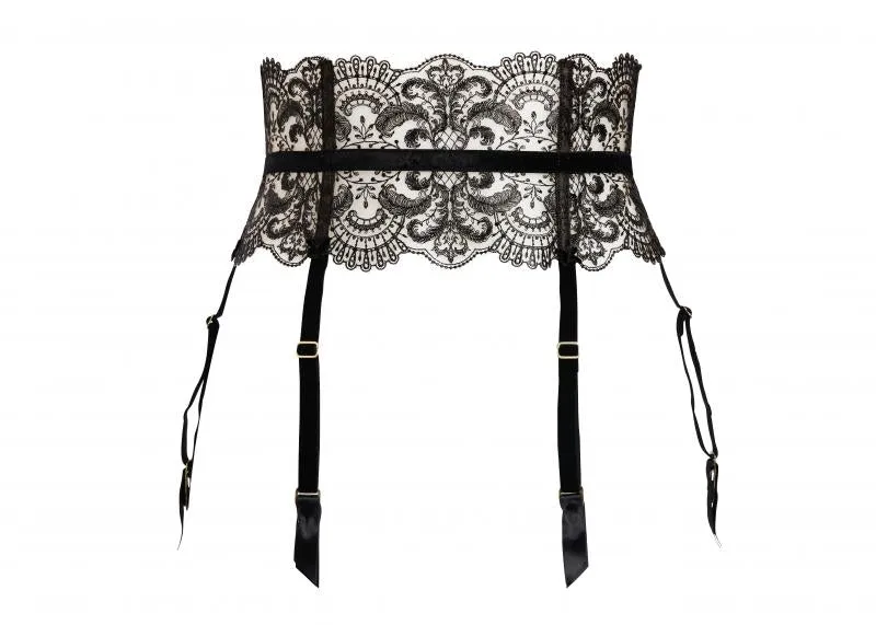 Nom De Plume Suspender - Black -