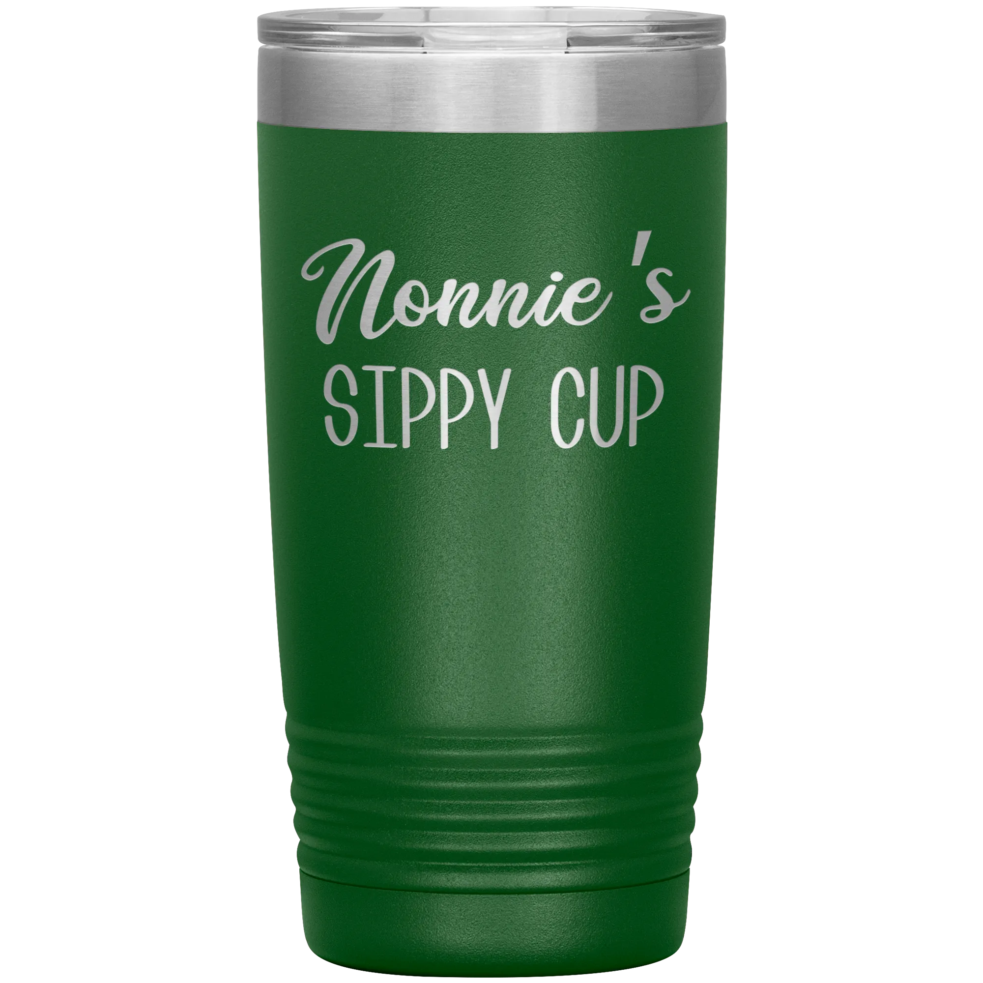 Nonnie's Sippy Cup Nonnie Tumbler Gifts for Nonnies Funny Stemless Stainless Steel Insulated Tumblers Hot Cold BPA Free 20oz Travel Cup