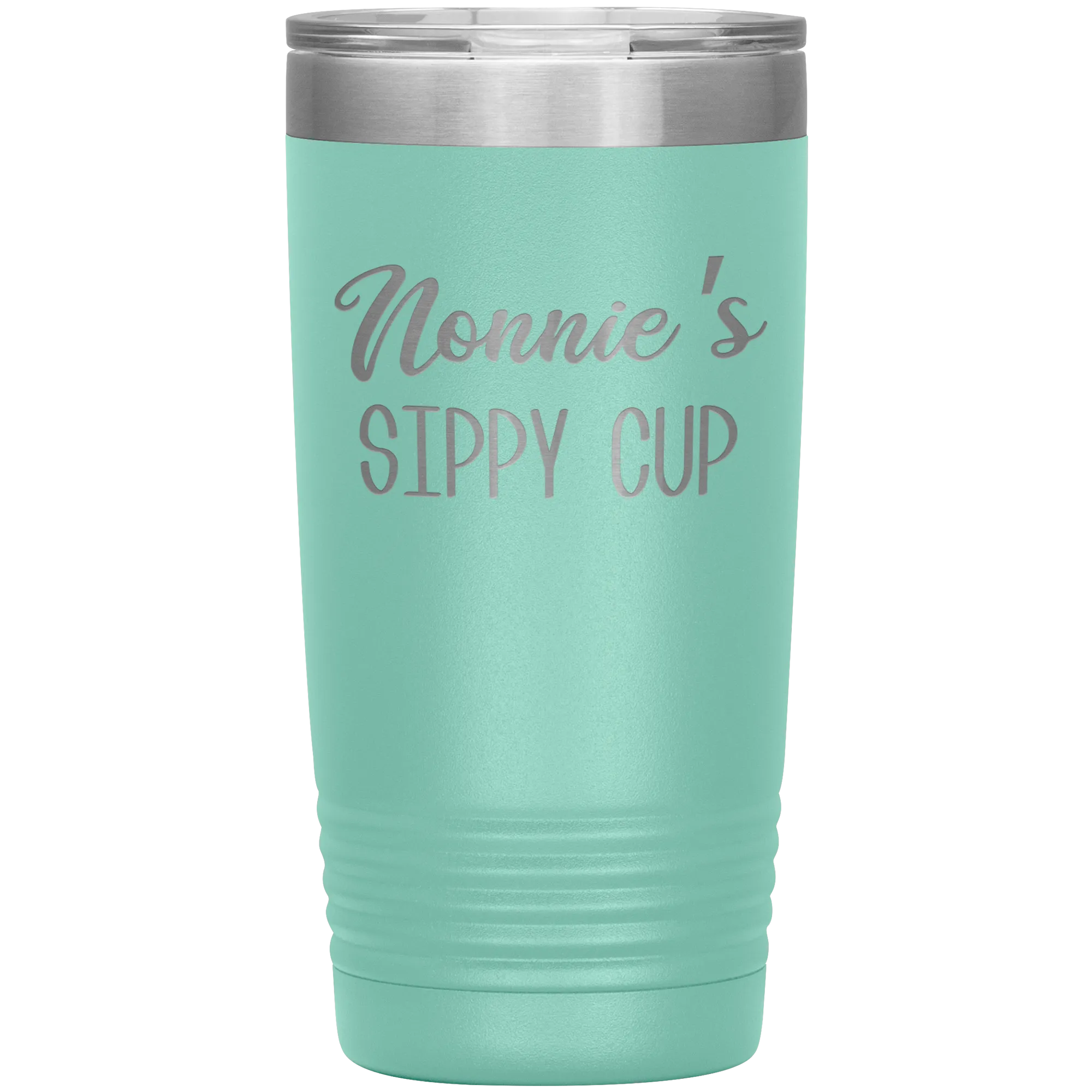Nonnie's Sippy Cup Nonnie Tumbler Gifts for Nonnies Funny Stemless Stainless Steel Insulated Tumblers Hot Cold BPA Free 20oz Travel Cup