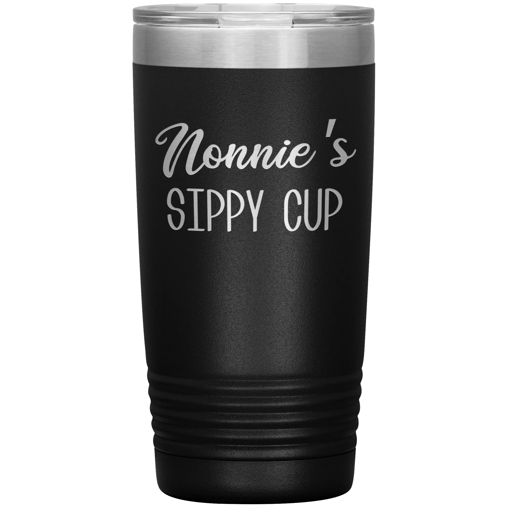 Nonnie's Sippy Cup Nonnie Tumbler Gifts for Nonnies Funny Stemless Stainless Steel Insulated Tumblers Hot Cold BPA Free 20oz Travel Cup