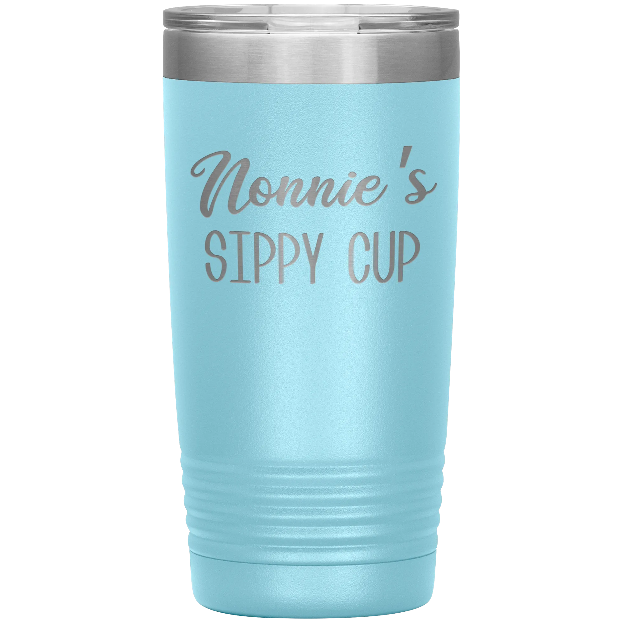Nonnie's Sippy Cup Nonnie Tumbler Gifts for Nonnies Funny Stemless Stainless Steel Insulated Tumblers Hot Cold BPA Free 20oz Travel Cup