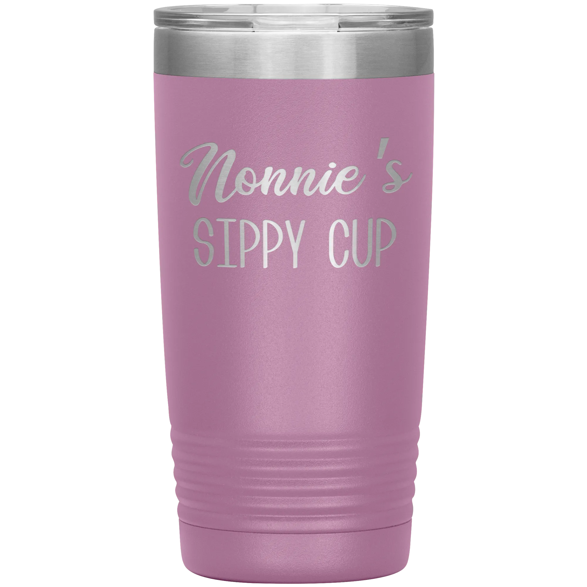 Nonnie's Sippy Cup Nonnie Tumbler Gifts for Nonnies Funny Stemless Stainless Steel Insulated Tumblers Hot Cold BPA Free 20oz Travel Cup