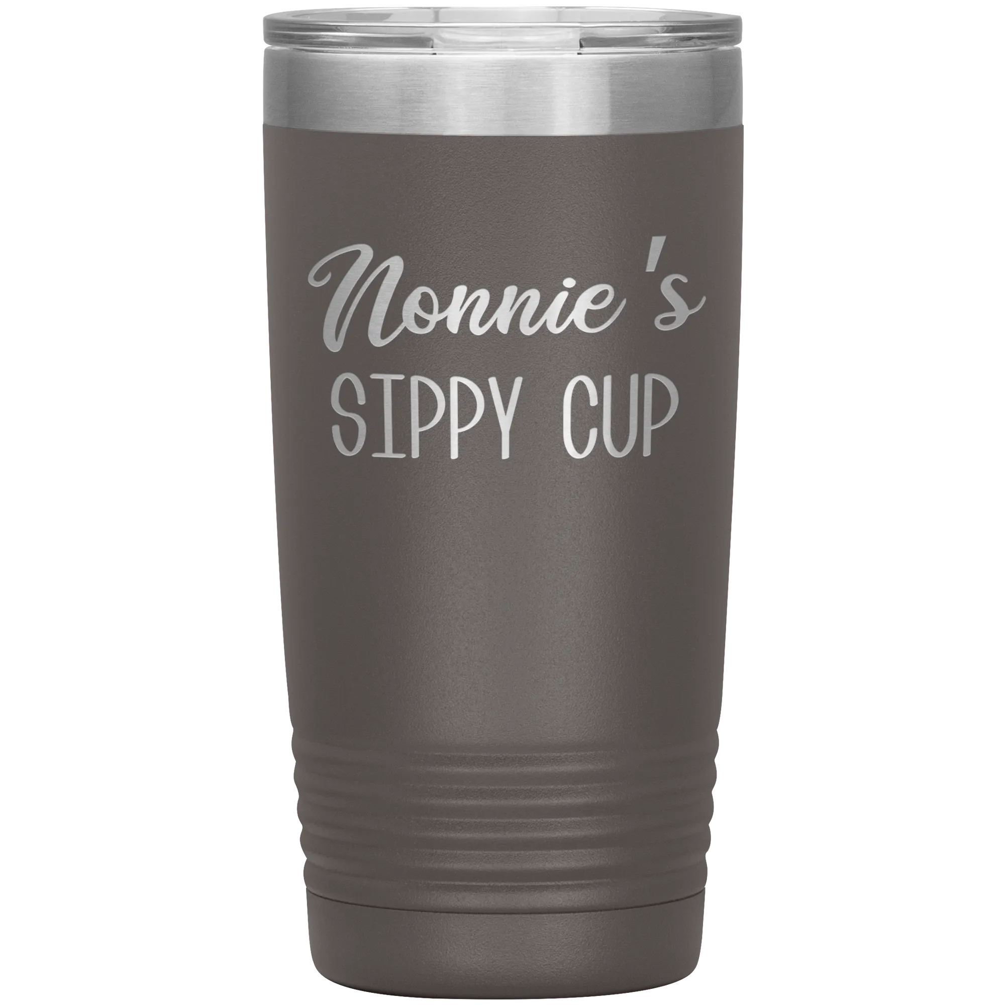 Nonnie's Sippy Cup Nonnie Tumbler Gifts for Nonnies Funny Stemless Stainless Steel Insulated Tumblers Hot Cold BPA Free 20oz Travel Cup