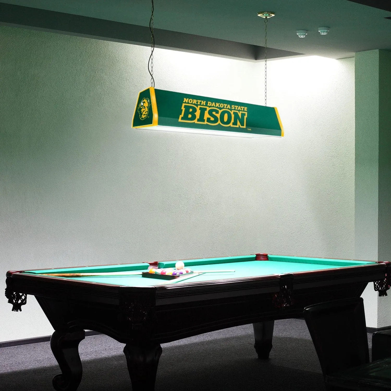 North Dakota State Bison: Standard Pool Table Light