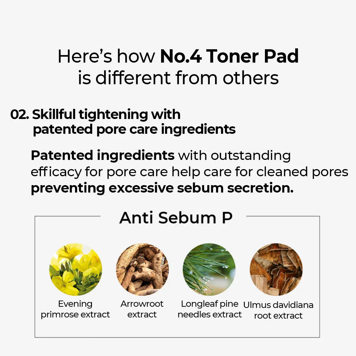numbuzin - No. 4 Pore Zero Peeled Egg Toner Pad