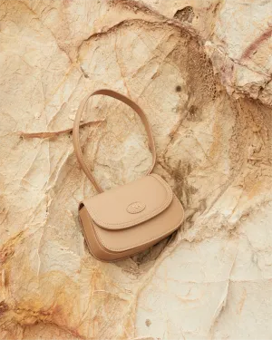 Nurita Harith Naime Saddle Crossbody Belt Bag (Tan)