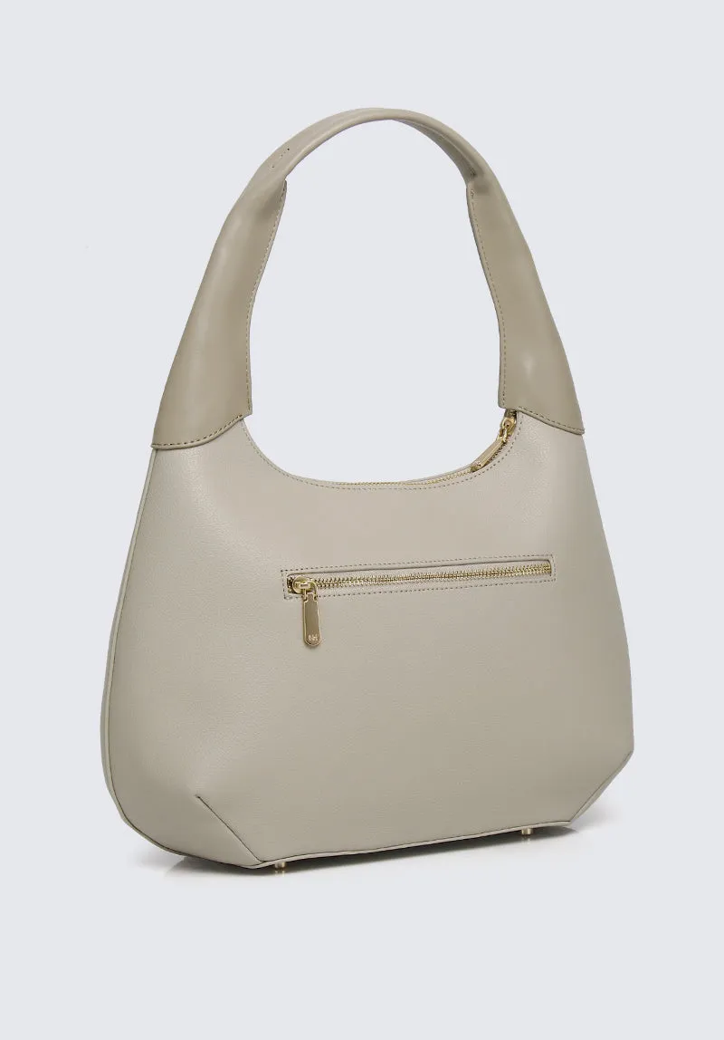 Nurita Harith Norri Medium Hobo Bag (Bone)