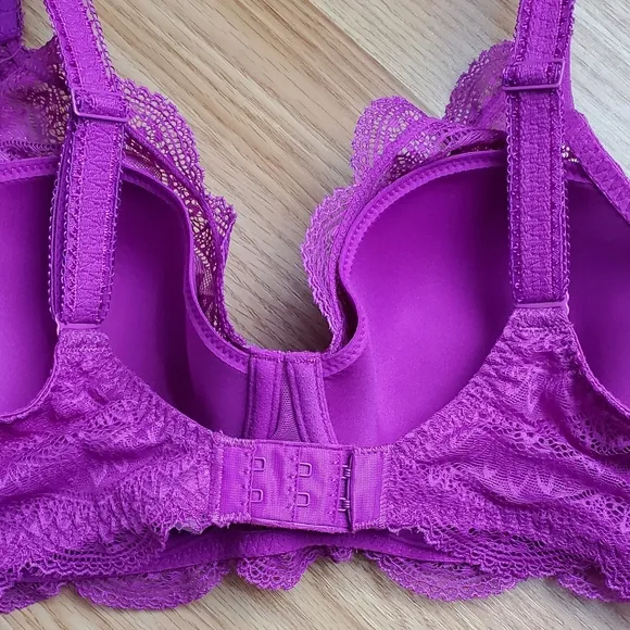 NWT Simone Perele karma spacer convertible underwire bra bougainvillea lace