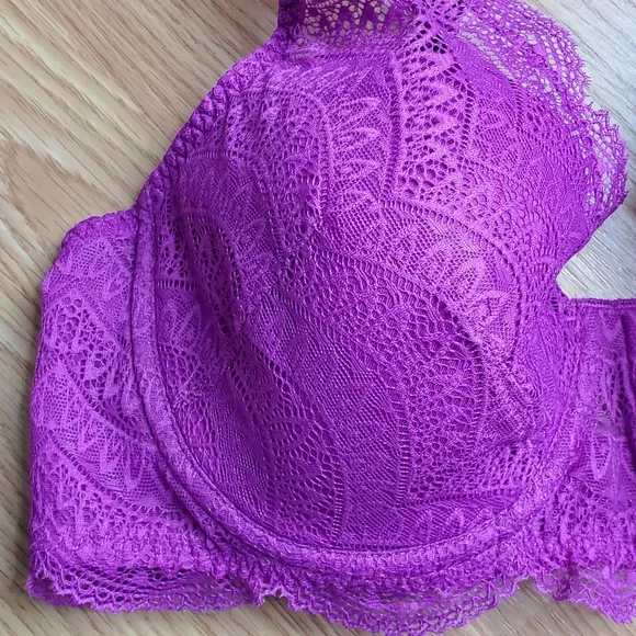 NWT Simone Perele karma spacer convertible underwire bra bougainvillea lace