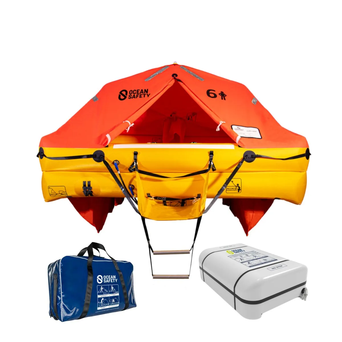 Ocean Safety ISO Life Raft, 4-12 Person