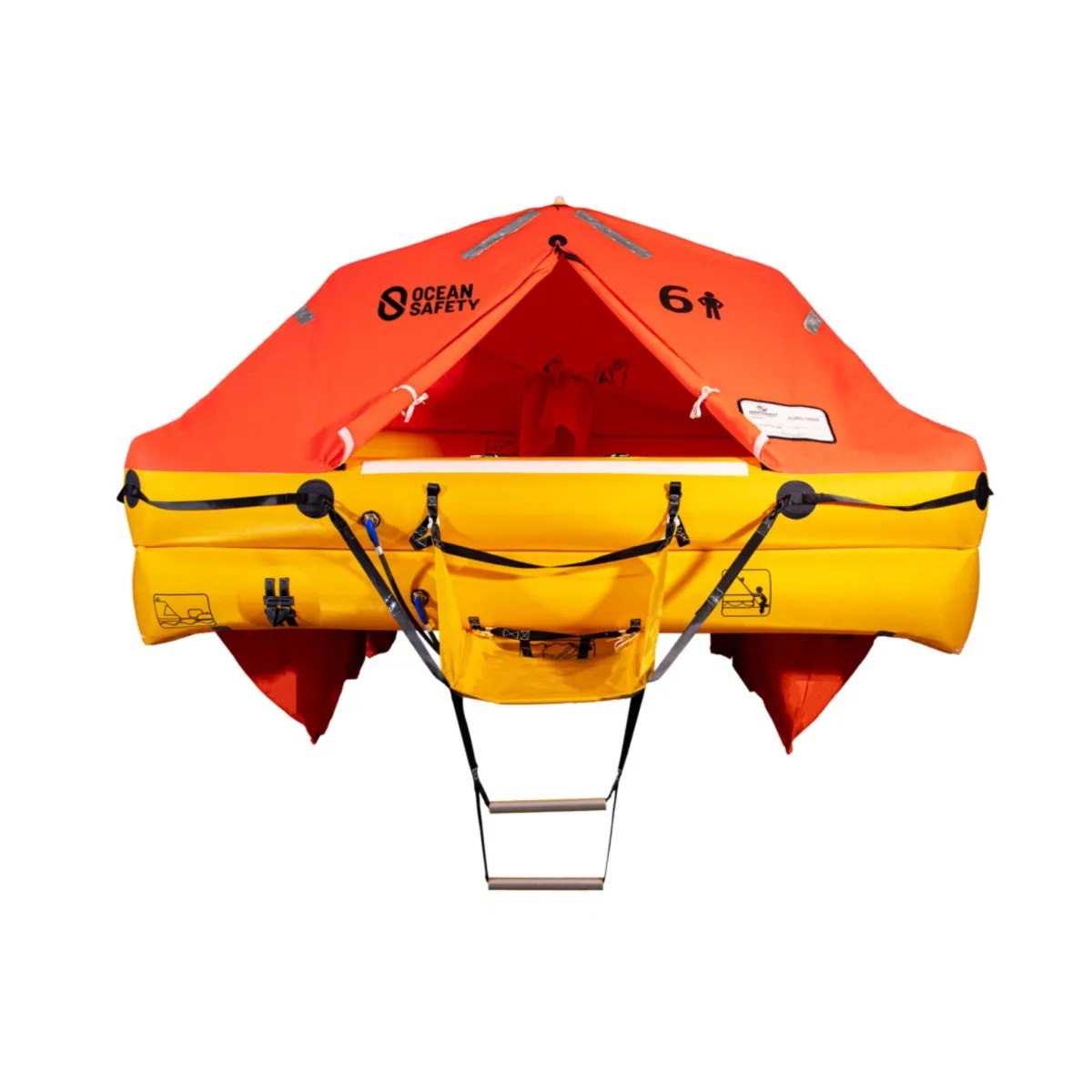 Ocean Safety ISO Life Raft, 4-12 Person
