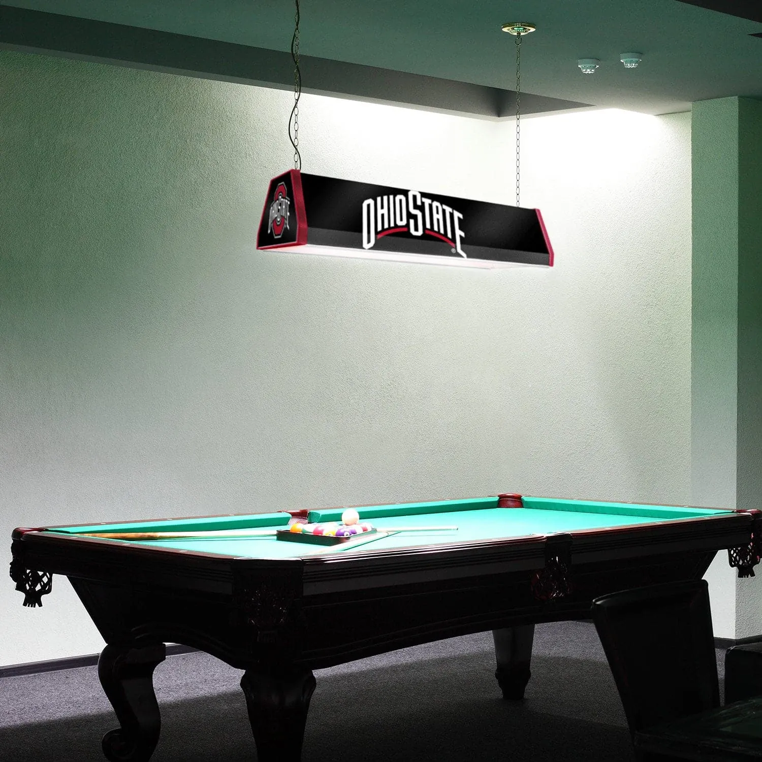 Ohio State Buckeyes: Standard Pool Table Light