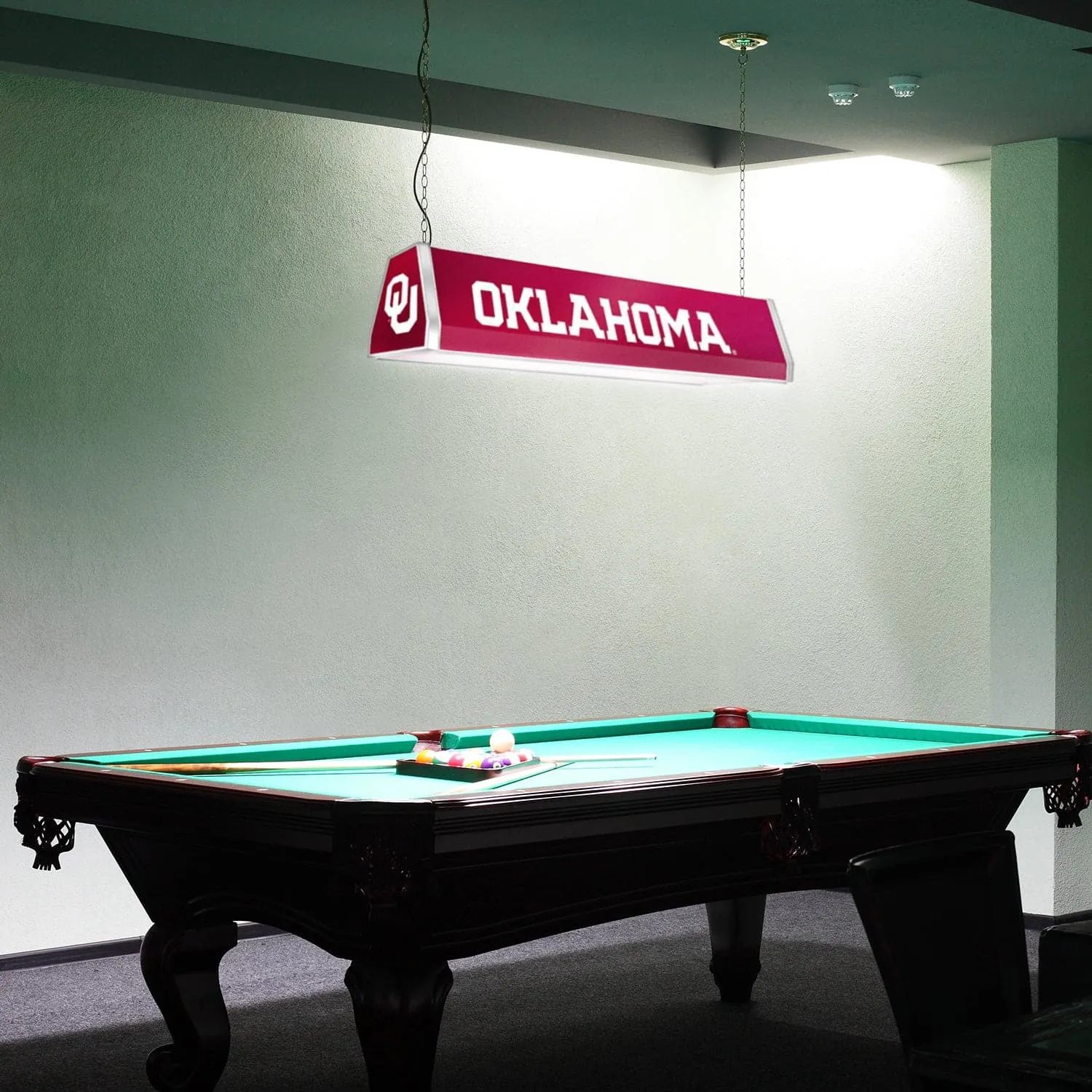 Oklahoma Sooners: Standard Pool Table Light