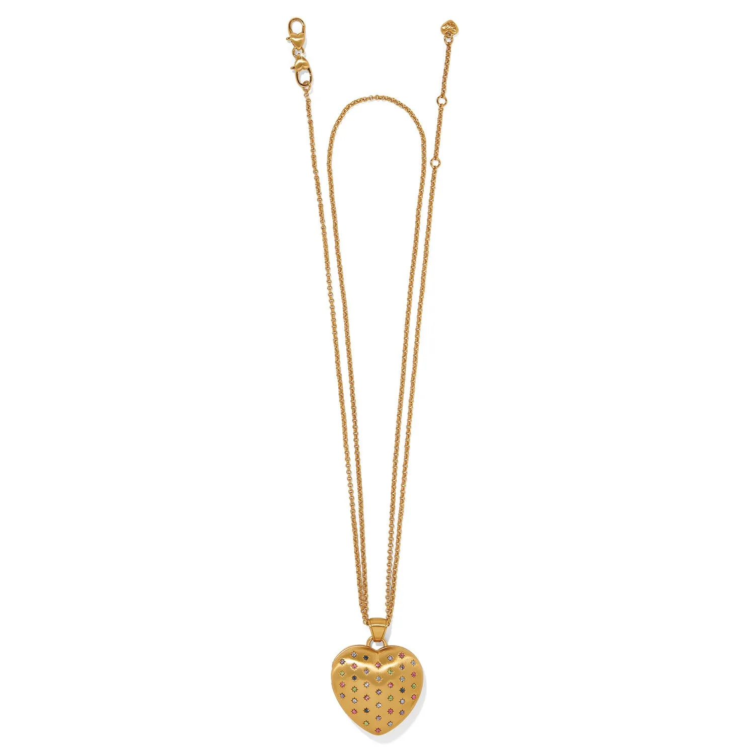 One Heart Convertible Locket Necklace - JM7578