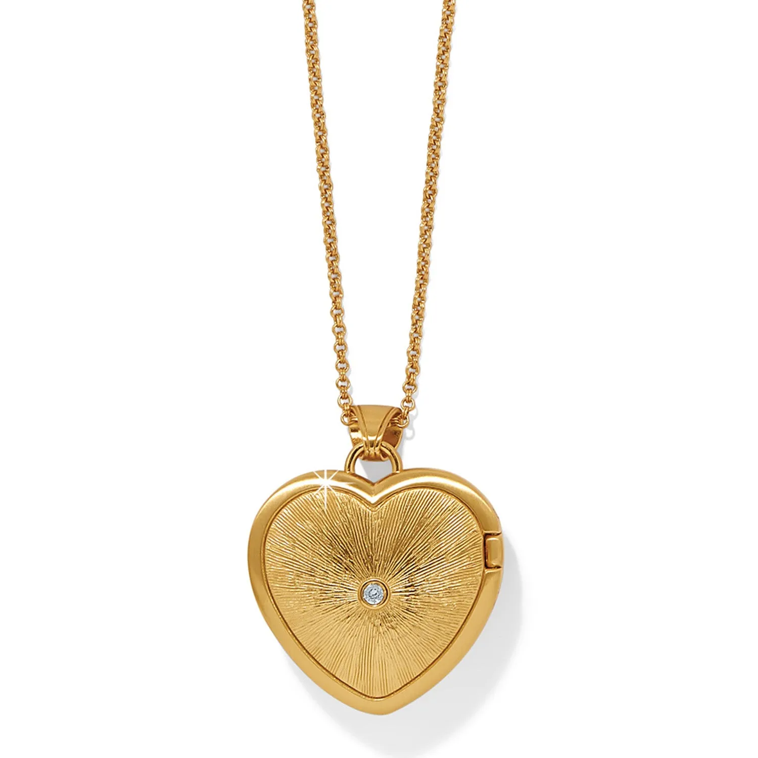 One Heart Convertible Locket Necklace - JM7578