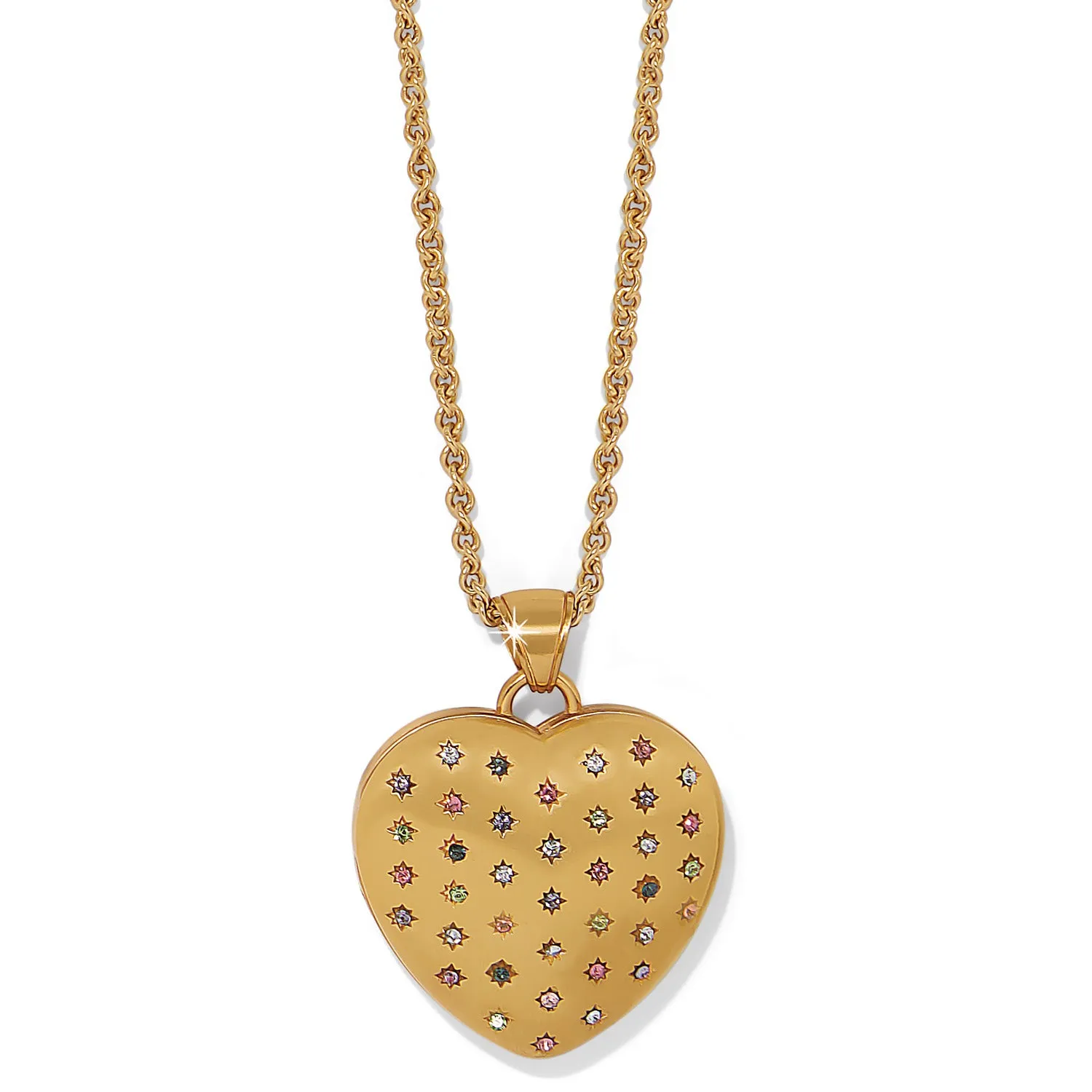 One Heart Convertible Locket Necklace - JM7578