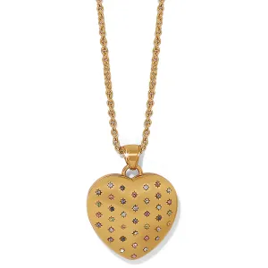 One Heart Convertible Locket Necklace - JM7578