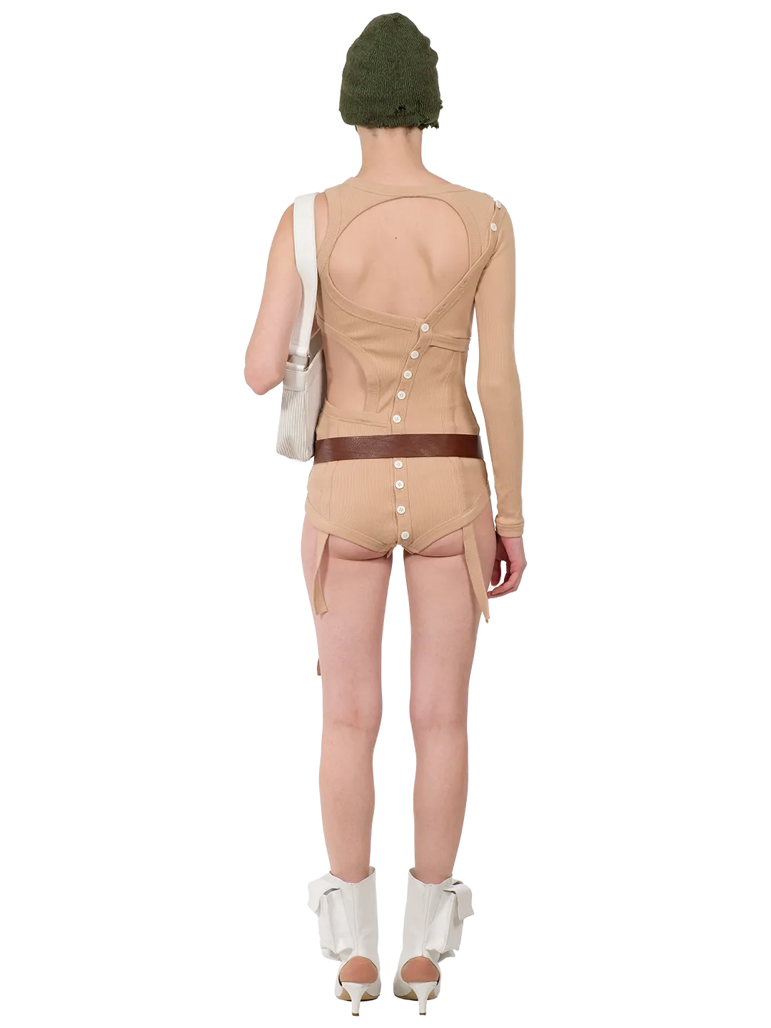 One Sleeve Underwear Bodysuit