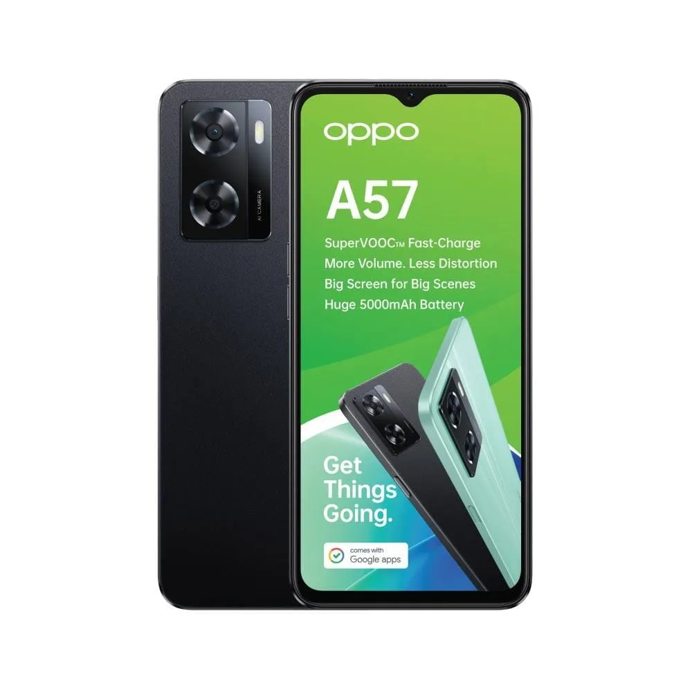 Oppo A57 64GB Dual Sim - Glowing Black
