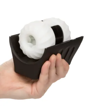 Optimum Power Thruster Stroking Vibrating Penis Masturbator
