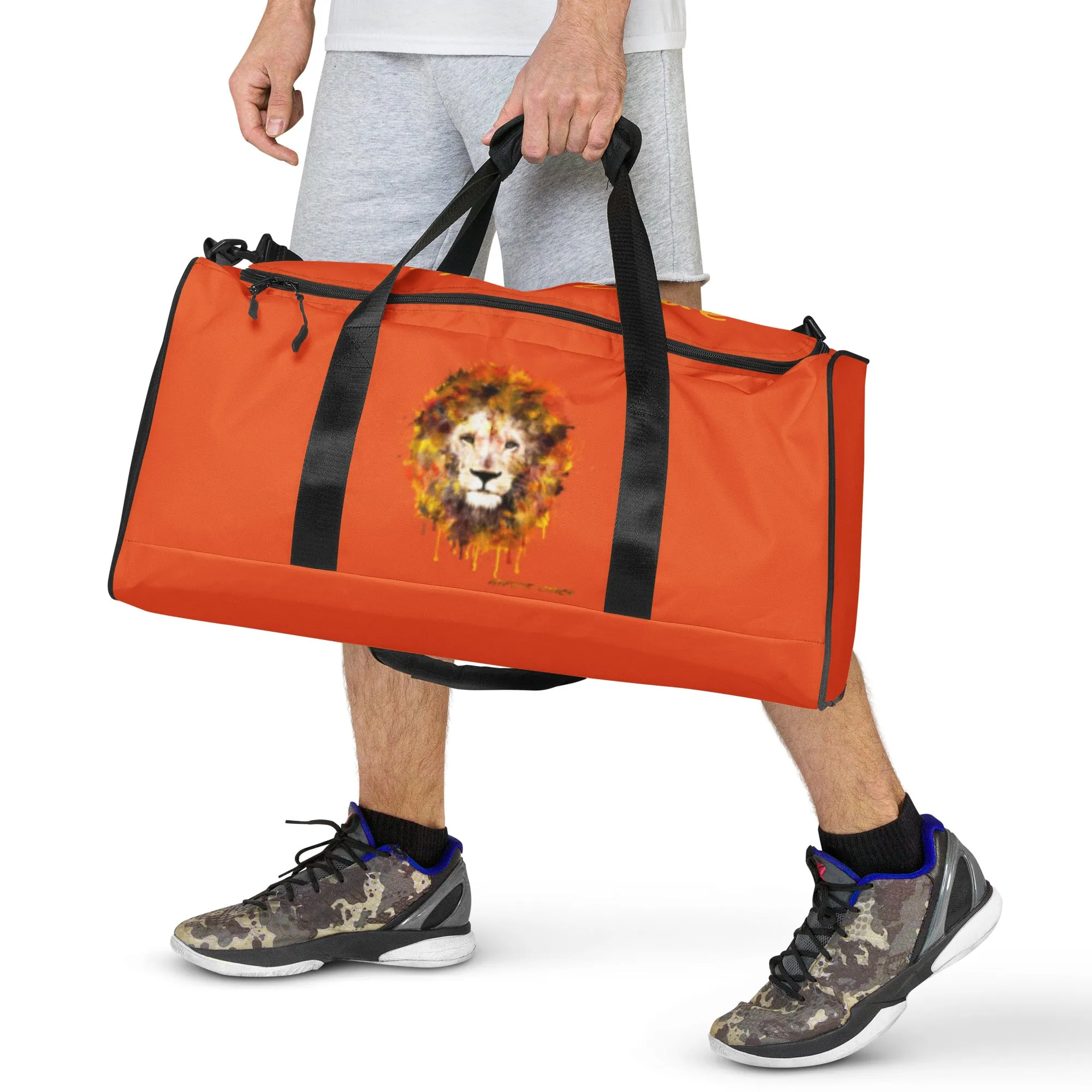Orange Duffle Bag - OG Hippie Dude
