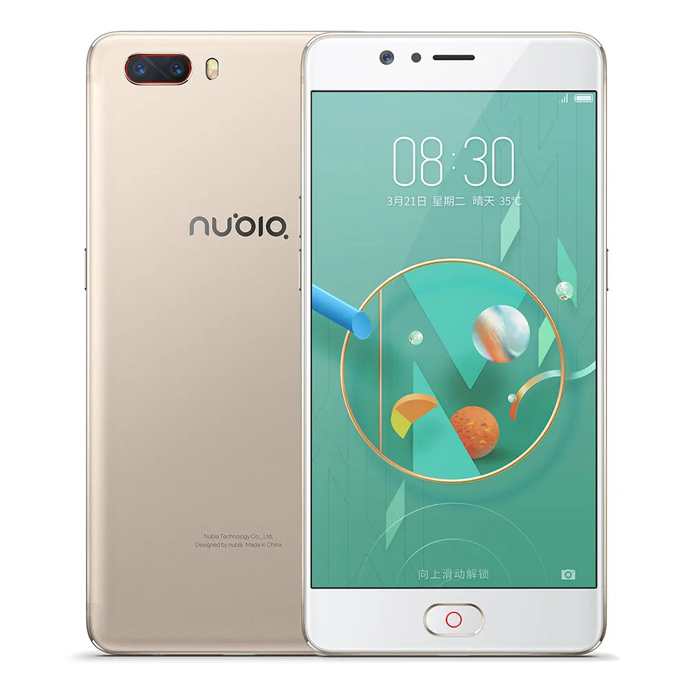 Original ZTE Nubia M2 LTE Snapdragon  Android Smartphone Camera 3630mAh Battery Mobile Phone