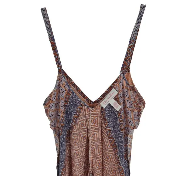 Oscar de la Renta Pink Label Slip Dress Lingerie Sheer Flowy Baby Doll Shape L