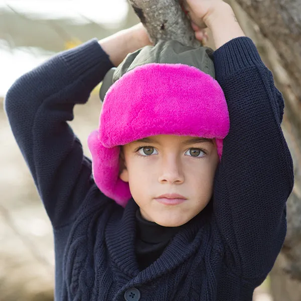 Outlet - Arctic Cub: Khaki Pink Hat