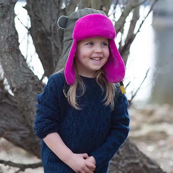 Outlet - Arctic Cub: Khaki Pink Hat