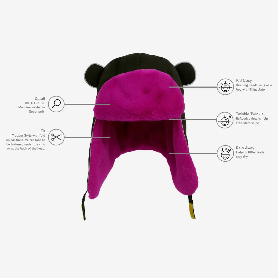 Outlet - Arctic Cub: Khaki Pink Hat