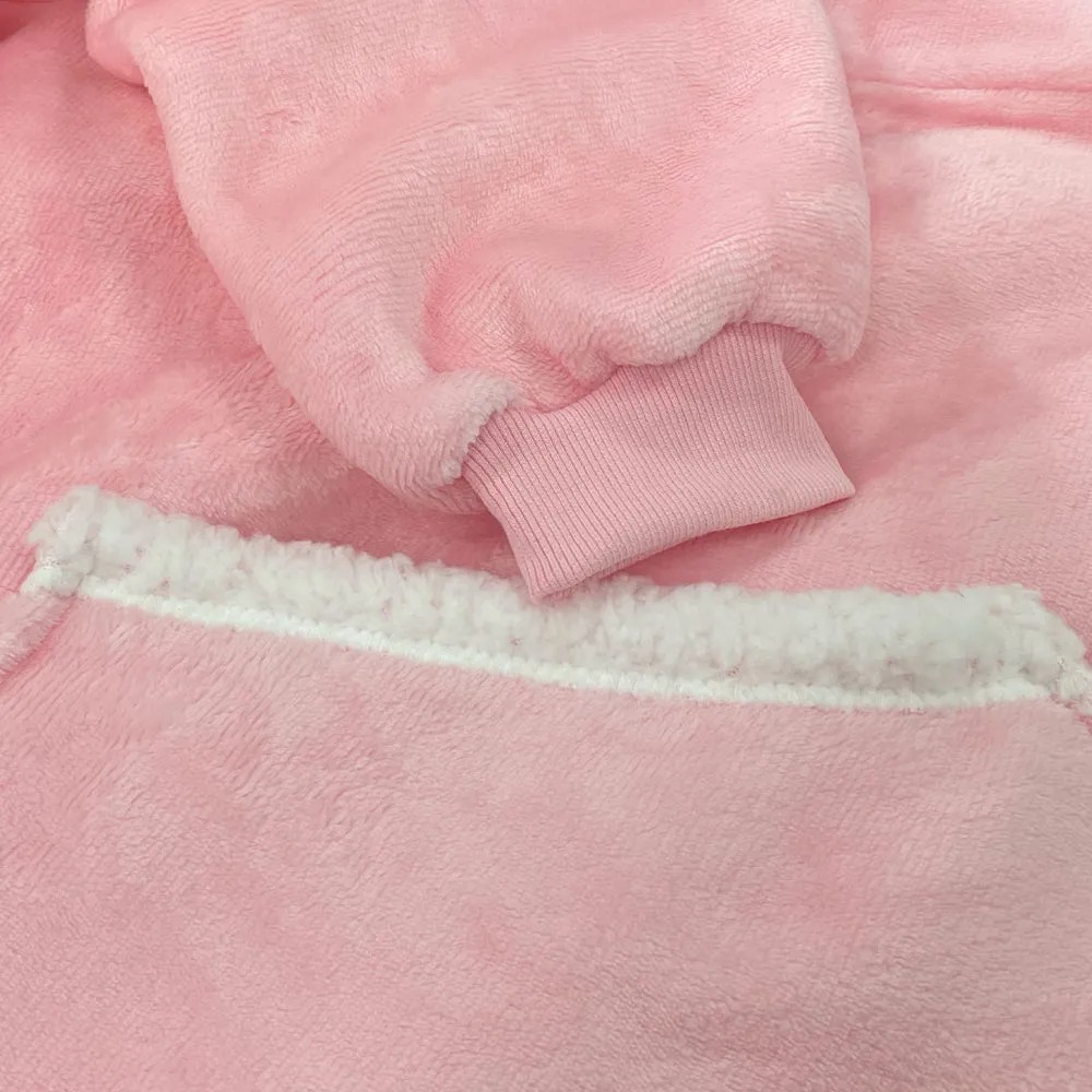 Oversized Hooded Blanket - Navy