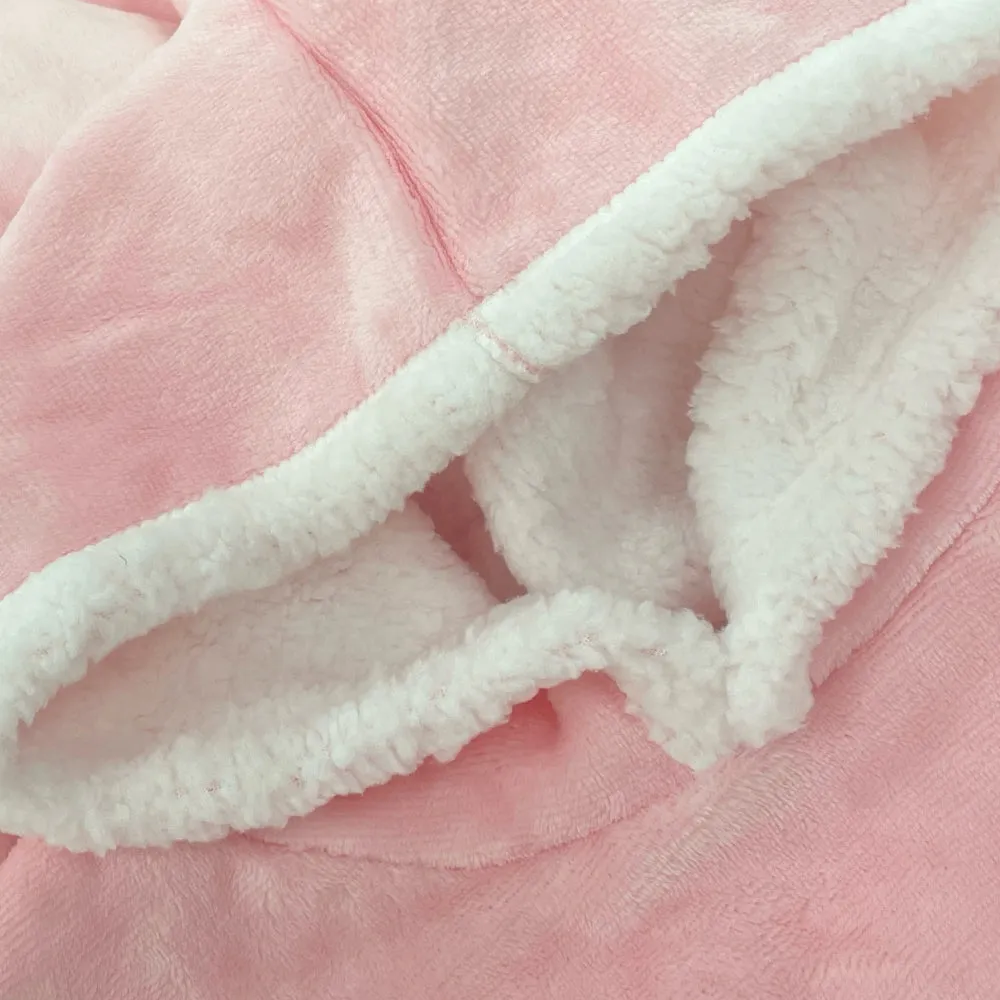 Oversized Hooded Blanket - Navy