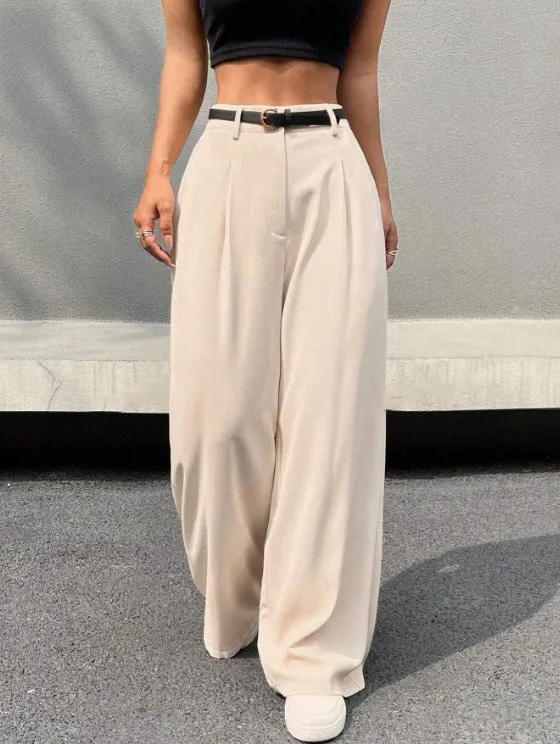 Parien Wide Leg without Belted Commuting Pant