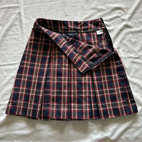 Parker School Uniform Father Ryan High School Plaid Pleated Skirt Size 3